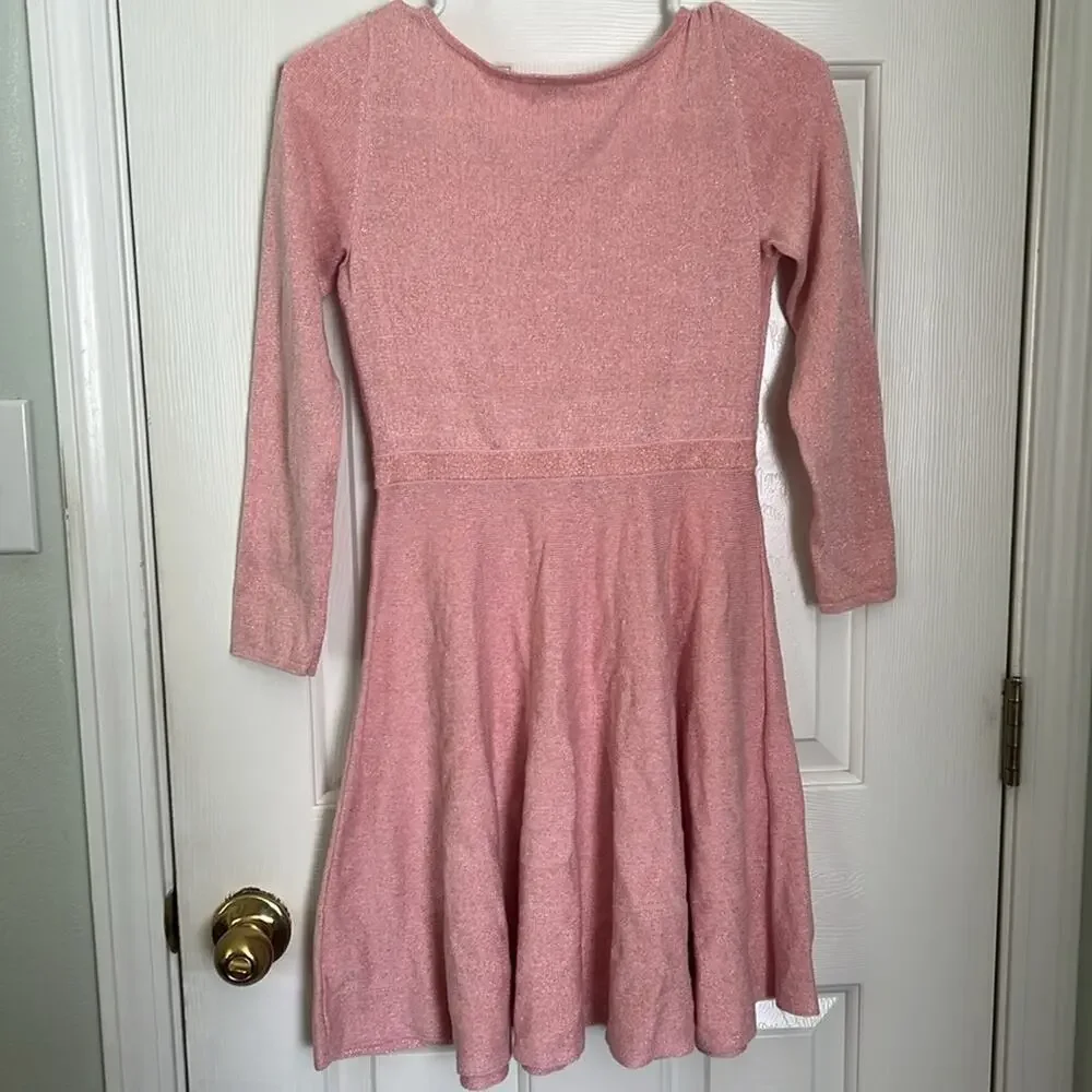 Lilly Pulitzer Carynn paradise pink sweater dress girls size XL 12/14 - Picture 6 of 6